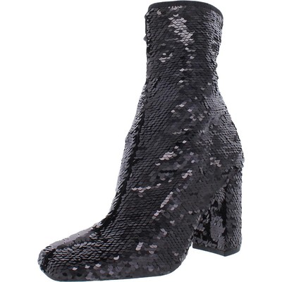 Женские ботинки Steve Madden Lynden черного цвета до середины икры, размер 8.5 Medium (B,M) BHFO 8924