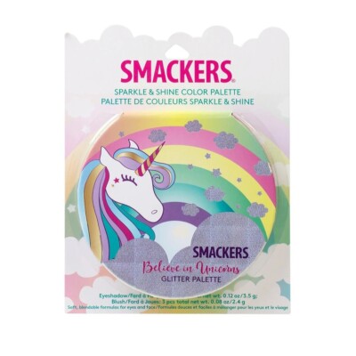 Smackers Sparkle & Shine Makeup Palette-Unicorn Eyeshadow Highligher Blush NeW