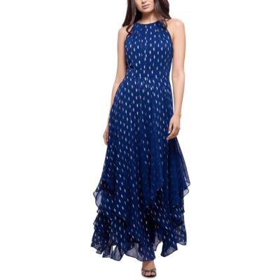 Женское шифоновое вечернее платье без рукавов Betsy & Adam, платье Petites BHFO 5944