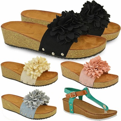 ladies comfy flip flops