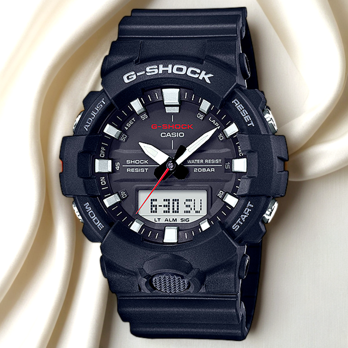 CASIO G-SHOCK GA-800-1AJF Big Case Dual Time Analog Digital