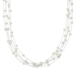 Valero PearlsValero Pearls Damen Perlen-Kette aus Sterling Silber mit Süßwasser-Zuchtperle