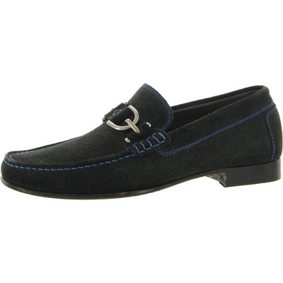 

Мужские черные замшевые лоферы Donald J. Pliner Dacio2 8 Medium (D) BHFO 2840, Grey/blue