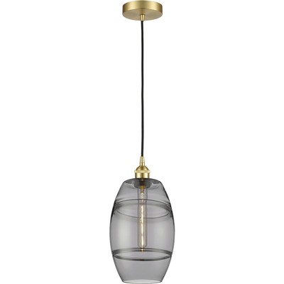 Innovations Lighting 616-1P-SG-G557-8SM Edison Vaz Mini Pendant Satin Gold