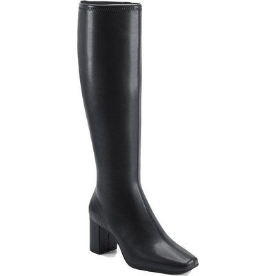 

Женские сапоги до колена Aerosoles Micah Black Evening 6 Medium (B,M) BHFO 5649, Black stretch