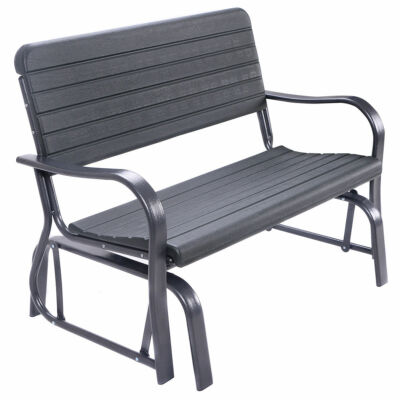 Outdoor Patio Swing Porch Rocker Glider Bench Loveseat Garden Seat Steel