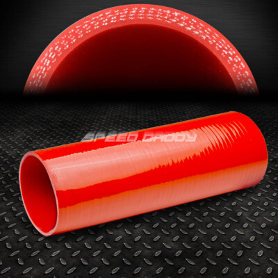 4-СЛОЙНЫЙ ТРУБОПРОВОД ТУРБОНАДДУВА/ВОЗДУХОЗАБОРНИКА/ПРОМЕЖУТОЧНОГО ОХЛАДИТЕЛЯ ДЛИНОЙ 3,5 ДЮЙМА ДЛИНОЙ 12 ДЮЙМОВ, КРАСНЫЙ СИЛИКОНОВЫЙ ШЛАНГ / ТРУБА