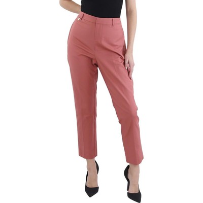 Lauren Ralph Lauren Womens Lakythia Pink High Rise Cropped Pants 12 BHFO 7732