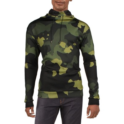 

Мужская черная эластичная толстовка с длинными рукавами Ultracor  BHFO 3504, Black/green camo