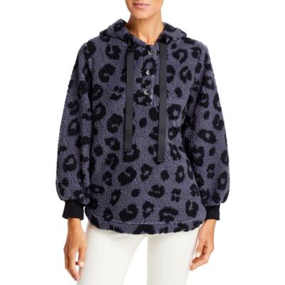 

Adrienne Vittadini Womens Sherpa Hoodie Comfy Sweatshirt Loungewear BHFO 8084