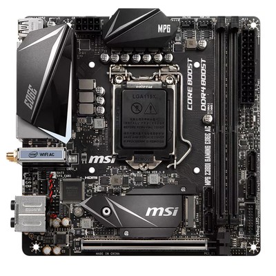 MSI MPG Z390i Gaming Edge AC LGA1151 DDR4 SDRAM Intel Z390 Mini ITX Motherboard