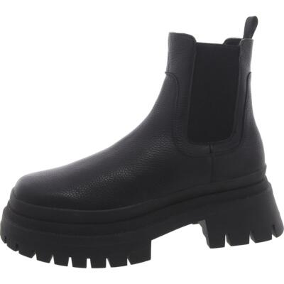 Steve Madden/ женские ботильоны Челси из натуральной кожи на блочном каблуке; BHFO 6403
