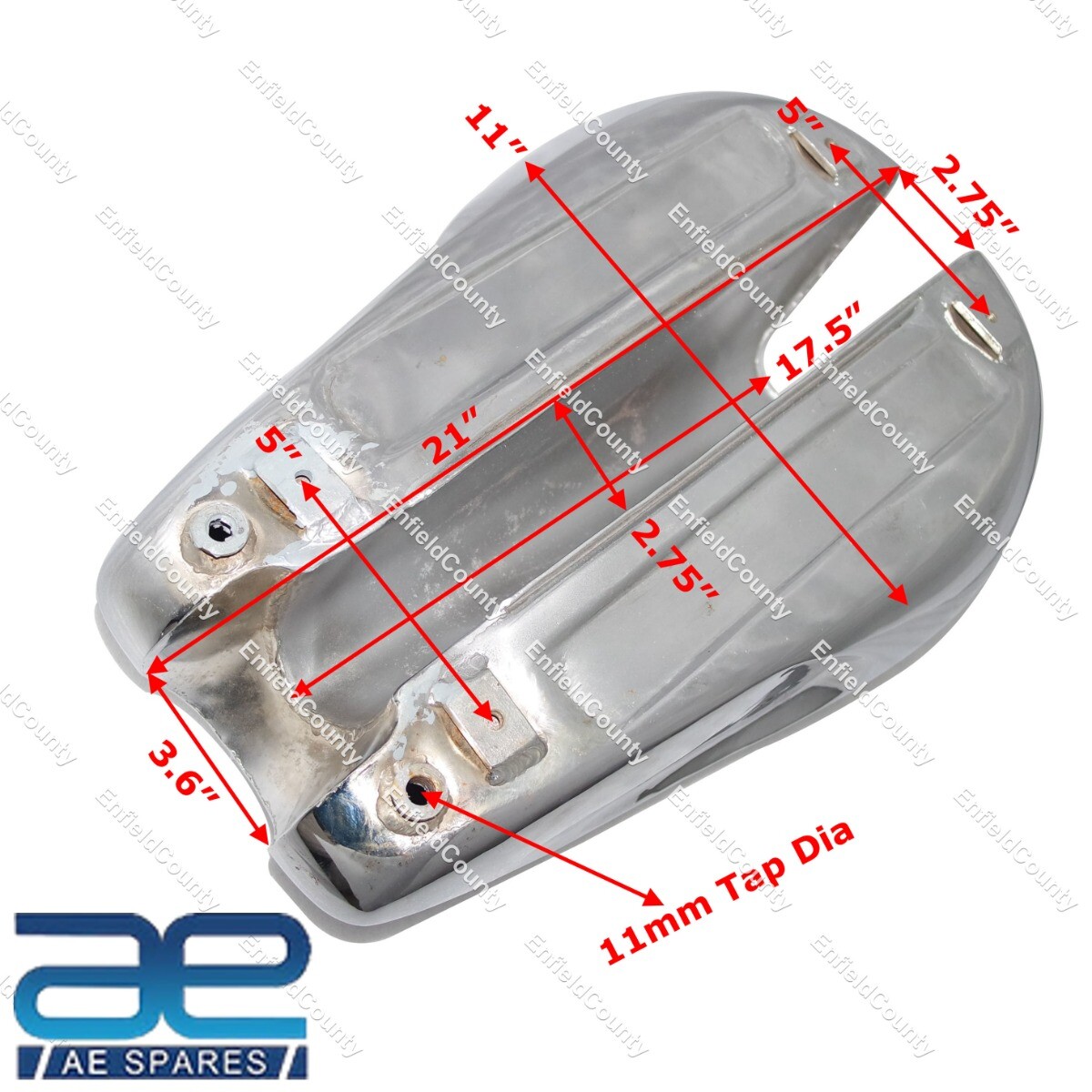 Fits Triumph 6t Thunderbird Petrol Fuel Tank + Grill Chrome Plated British  