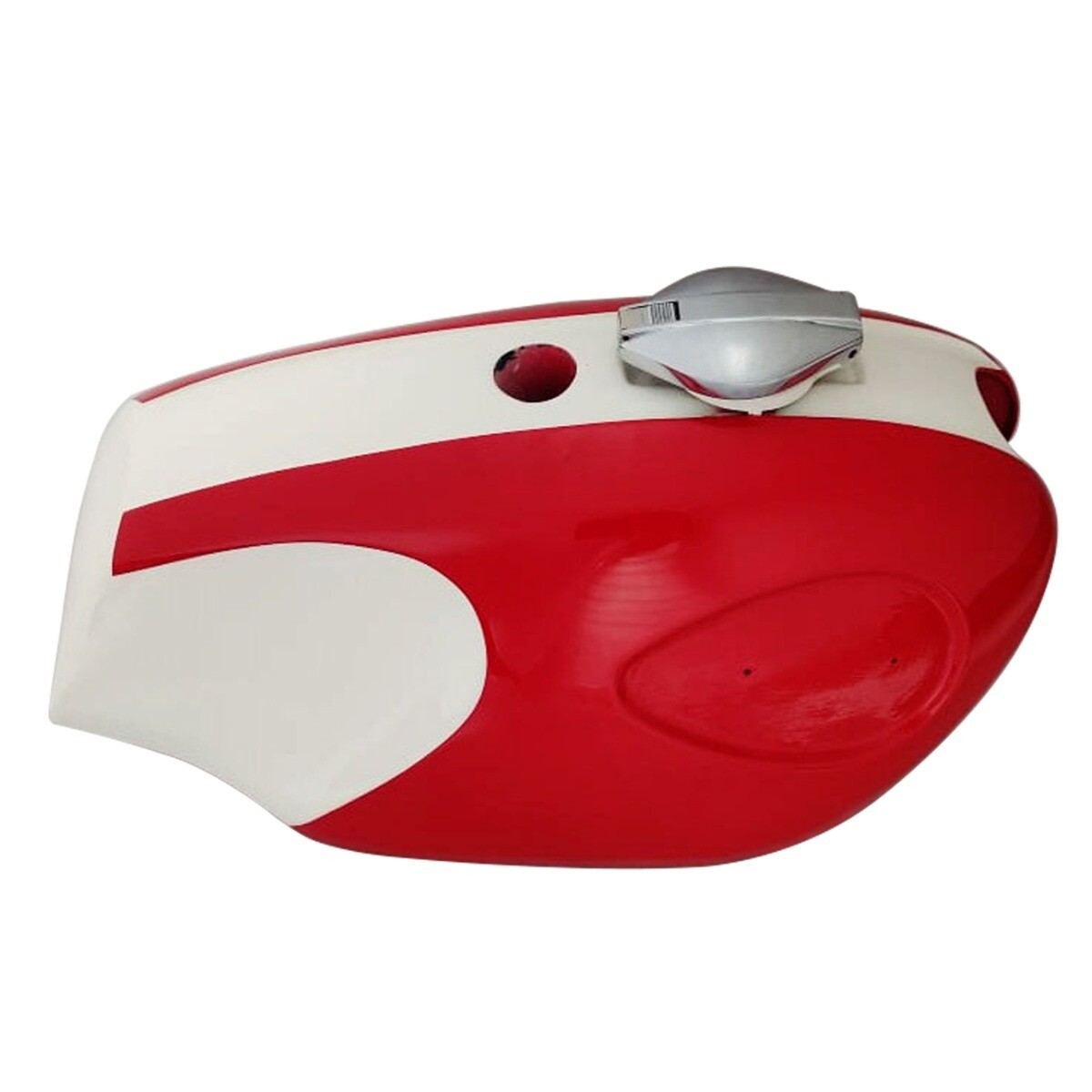 Petrol Gas Fuel Tank Steel Red & Cream Painted BSA B25 B44 Star Fire 