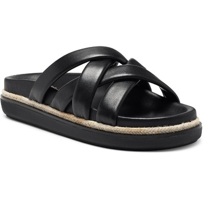 

Женские сандалии Vince Camuto Chavelle Black Footbed 8.5 Medium (B,M) BHFO 6820, Black/baby sheep, Chavelle