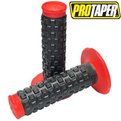 Pro Taper Pillow Top Dirt Bike Hand Grips Red 7/8 For YZ KX CRF KTM RMZ