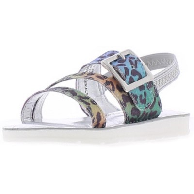 Босоножки на плоской подошве Natural Steps Girls Roxy Silver 6 Medium (B, M) для малышей 2509
