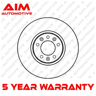 Fits Expert Dispatch C5 Scudo 1.6 D HDi 1.8 2.0 Aim Front Brake Disc 1440027088