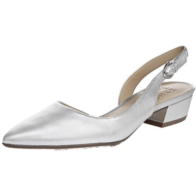 Женские туфли Naturalizer Banks Silver DOrsay на высоком каблуке 8 средних размеров (B,M) BHFO 9130