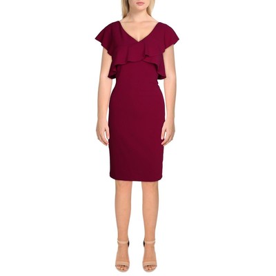 

Фиолетовое женское приталенное мини-платье DKNY  BHFO 9340, Berry