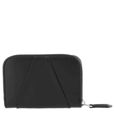 Pre-owned Bally Black/palladio Angye Leather Zip-around Wallet Mlw01z Vt320 U901p
