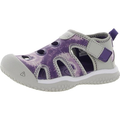 

Серые спортивные сандалии Keen Stringray для малышей, обувь 9, средний (B,M) для малышей BHFO 5460, Multi/tillandsia purple