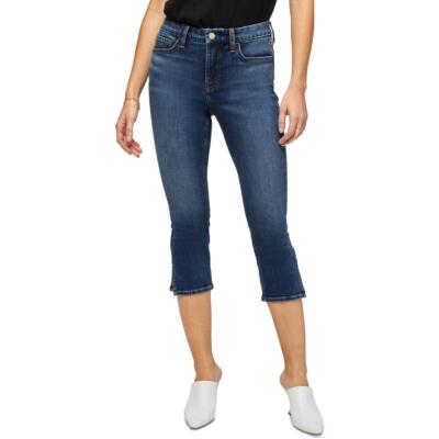 

Jen7 by 7 for All Mankind Женские джинсовые темные выстиранные джинсы-капри с разрезом по краю BHFO 5995, Quincy, 7G013489