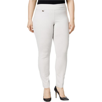 Женские обтягивающие брюки-скинни Alfani Womens Tan Tummy Control Pull On с эффектом загара, 16W BHFO 3568