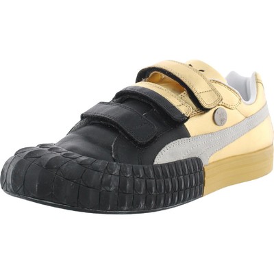 

Женские черные повседневные и модные кроссовки Puma MY34 11.5 Medium (B,M) BHFO 7964, Black-gold-white, MY34