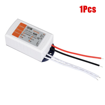 LED Driver AC 120V/240V To DC 12V 18W Transformer Power Adapter Home Converter