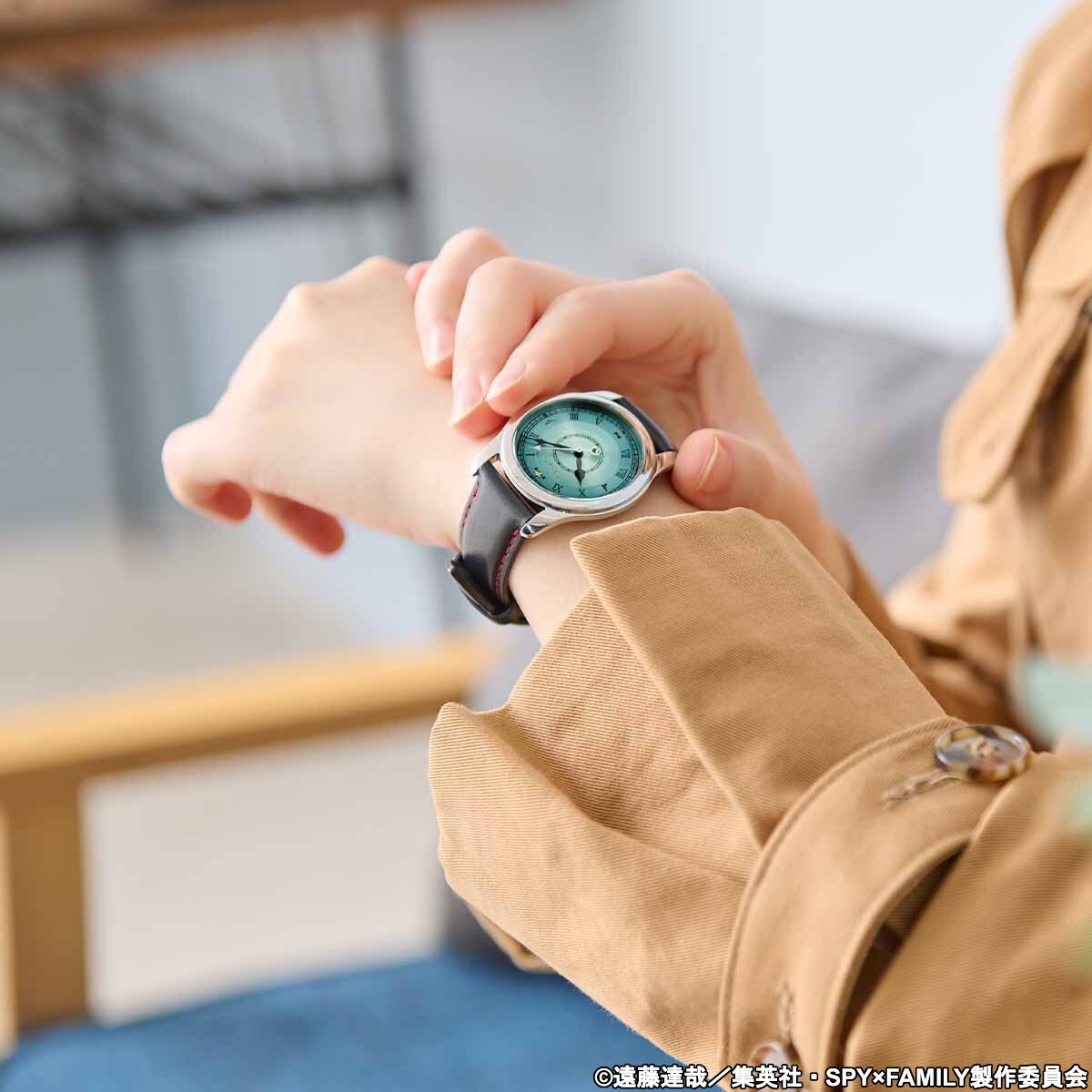 Pre-owned Seiko Spy×family  Collaboration Watch Limited 2000 Edition Number Cowhide Gifts