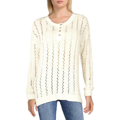 

Женская рубашка-свитер Staccato цвета слоновой кости с открытой строчкой  BHFO 8994, Цвет слоновой кости