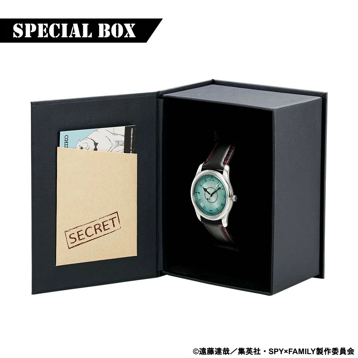 Pre-owned Seiko Spy×family  Collaboration Watch Limited 2000 Edition Number Cowhide Gifts