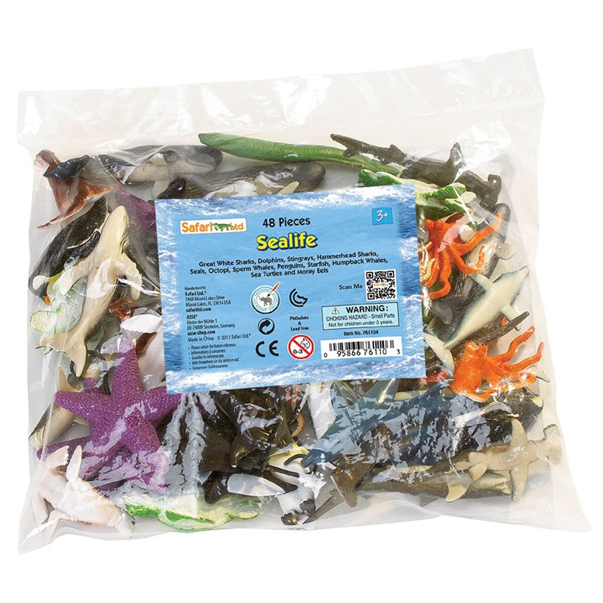 Объемная сумка Sea Life Mini Figures Safari Ltd НОВАЯ В НАЛИЧИИ НА СКЛАДЕ