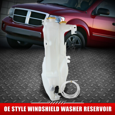 ДЛЯ 04-06 DODGE DURANGO OE STYLE БАЧОК ДЛЯ ЖИДКОСТИ ОМЫВАТЕЛЯ ЛОБОВОГО СТЕКЛА В СТИЛЕ OE + КРЫШКА + НАСОС