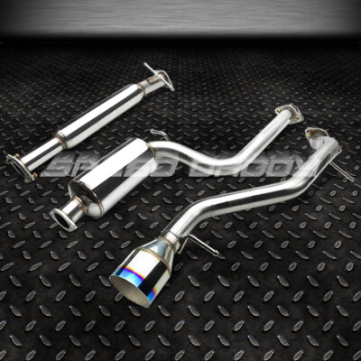 ЗАДНИЙ ГЛУШИТЕЛЬ ВЫХЛОПНОЙ СИСТЕМЫ CAT ИЗ НЕРЖАВЕЮЩЕЙ СТАЛИ 4,5 С ОБГОРЕВШИМ НАКОНЕЧНИКОМ 00-04 FORD FOCUS ZX3/ZX5 ZETEC