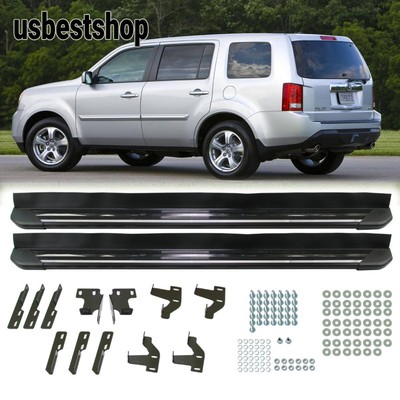 Nerf Bars Compatible with 2009-2015 Honda Pilot | Side Step Rails Running Boards