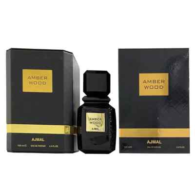 Amber Wood by Ajmal 3.3 / 3.4 oz EDP for Unisex New In Box