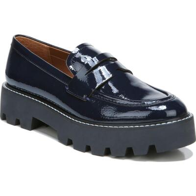 

Franco Sarto Женские лоферы Balin Navy Lug Sole 8 Medium (B,M) BHFO 9909, Midnight synthetic