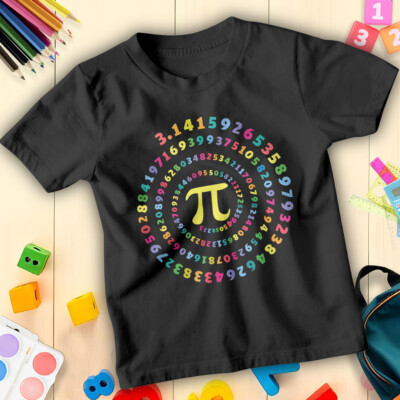 World Book Day Boys and Girls Pi Design Number Day Ideas T-Shirt for Kids #ND