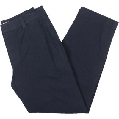 Повседневные хлопчатобумажные укороченные брюки Vince Womens с низкой посадкой BHFO 5860