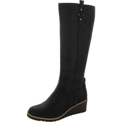 LifeStride Womens ZEPPELIN Black Tall Knee-High Boots 7.5 Wide (C,D,W) BHFO 7507