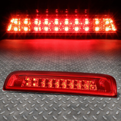 [2-РЯДНЫЙ СВЕТОДИОДНЫЙ ИНДИКАТОР]ДЛЯ 14-20 SILVERADO SIERRA ТРЕТИЙ ЗАДНИЙ СТОП-СИГНАЛ ГРУЗОВОЙ ФОНАРЬ КРАСНЫЙ