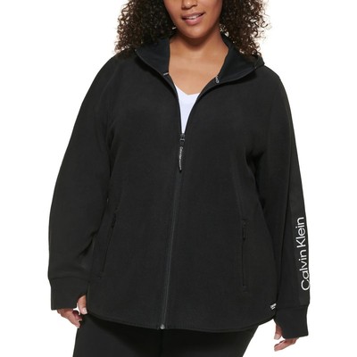

Женская черная удобная толстовка с капюшоном Calvin Klein Performance Plus  BHFO 0982, Черный