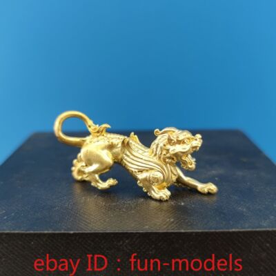 Vintage Creative Pure Brass Wealth Sucking Pixi Pixi Pendant Keychain
