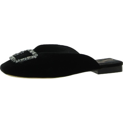 

Женские туфли без каблуков Sam Edelman Lavina 3, черные бархатные туфли 6, средние (B,M) BHFO 9855, Black velvet, Lavina 3