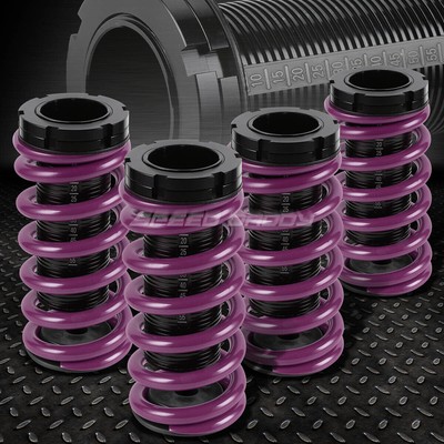 ПЕРЕДНЯЯ + ЗАДНЯЯ АЛЮМИНИЕВАЯ ШКАЛА COILOVER 0-3SPRING ДЛЯ 88-00 CIVIC EG EJ1 EK9 ФИОЛЕТОВОГО ЦВЕТА