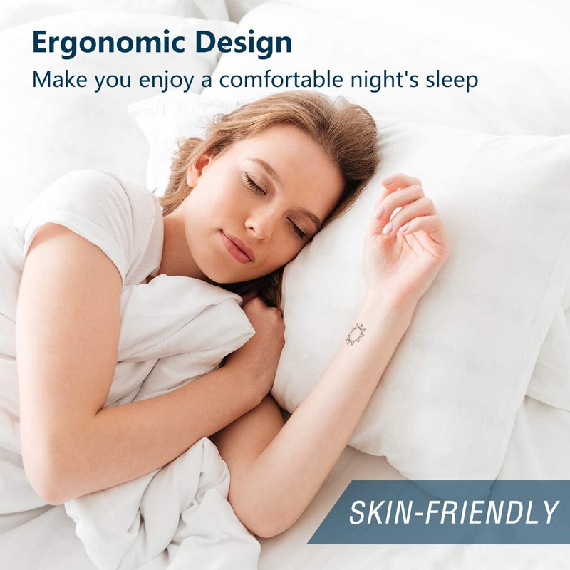 Pillows Standard Size Set of 2 Hotel Quality Bed Pillows for Sleeping 2 Pack Coo