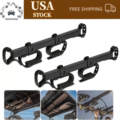 Overhead Gun Bow Rack Holder 20079 for 1.5 -2.0  Round Cages & Profiled Tubes