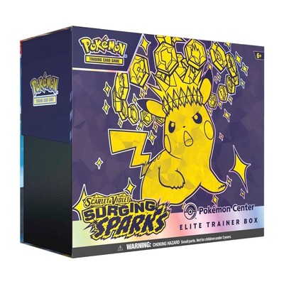 Pokemon Center Exclusive Surging Sparks Elite Trainer Box ETB Presale